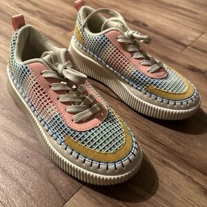 Colorful Woven Sneakers